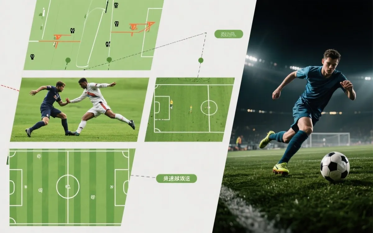 世界杯淘汰赛关键战术瞬间：边路推进、肋部渗透与反击的对比画面