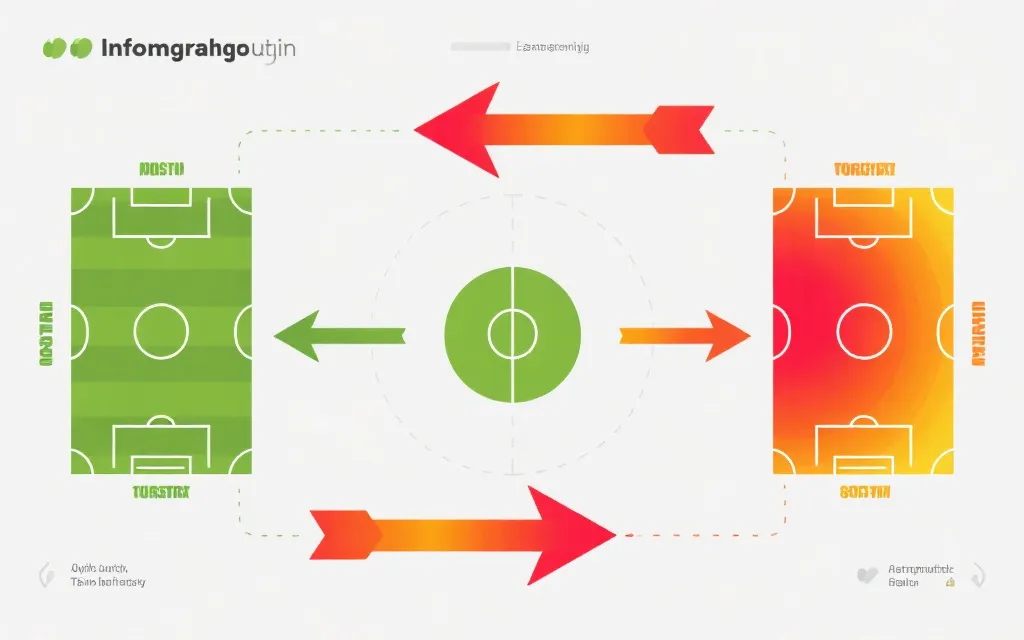 世界杯战术对抗图谱的可视化信息图风格占位