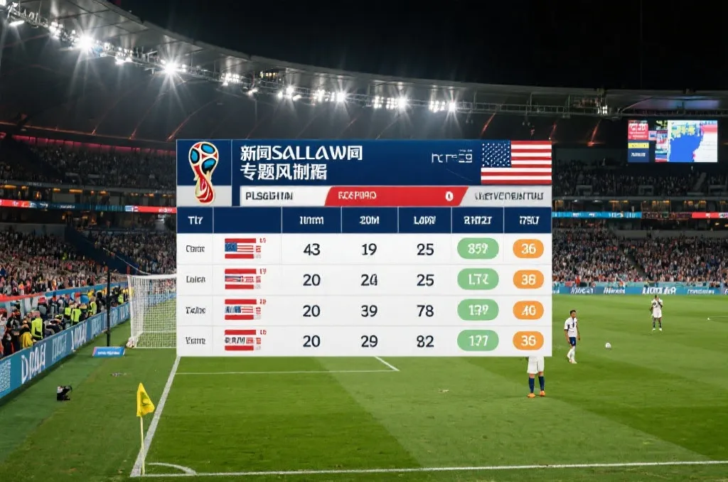2026世界杯比赛美国积分排名深度追踪：从小组赛到淘汰赛，排名是怎么一路变化的？